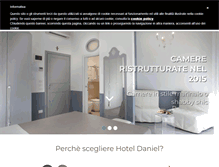 Tablet Screenshot of hoteldaniel.net
